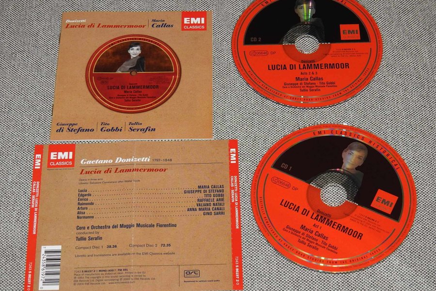 Lucia Di Lammermoor CD (no plastic case) | Köp på Tradera (725647191)