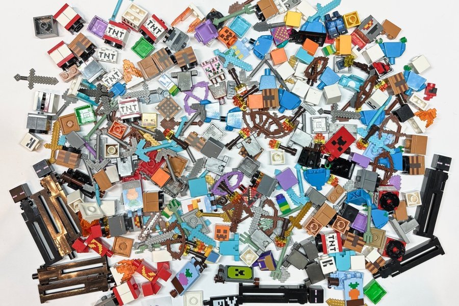 #G80 ÄKTA LEGO Minecraft gubbar minifigurer fig.. | Köp på Tradera ...