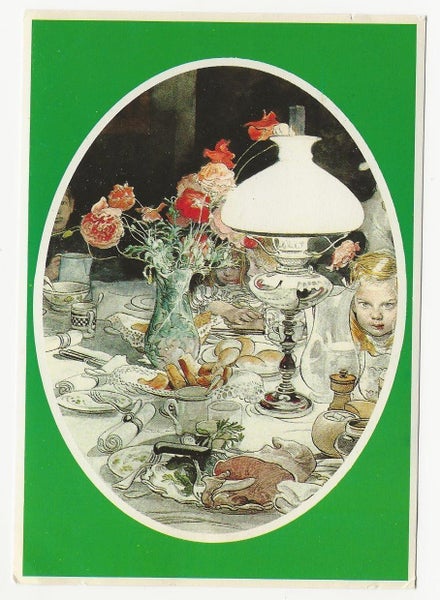 CARL LARSSON - KRING AFTONLAMPAN - JULKORT | Köp på Tradera (727571618)