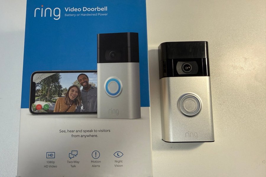Ring Video Doorbell (Venetian Bronze) Hardwired Or Battery-powered Video Doorbell (Venetian Bronze) At - View #4