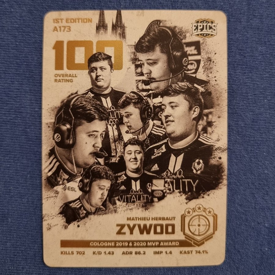 Epics 2021 Zywoo MVP Award Centurion Card Unsca.. Köp på Tradera