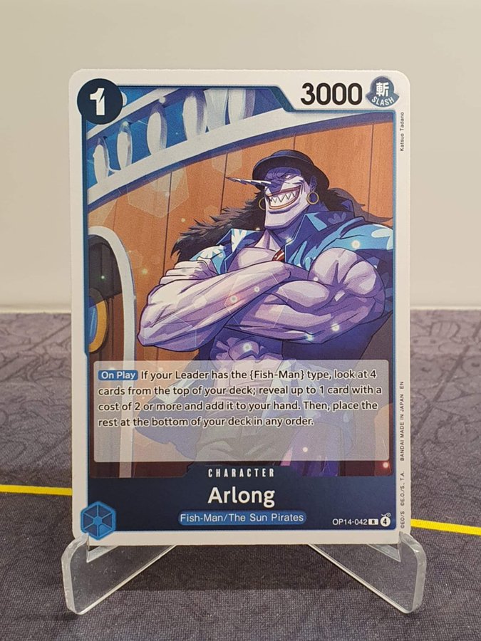 one piece tcg arlong deck OP14-042 – Arlong – Parallel Rare – Japanese One Piece TCG