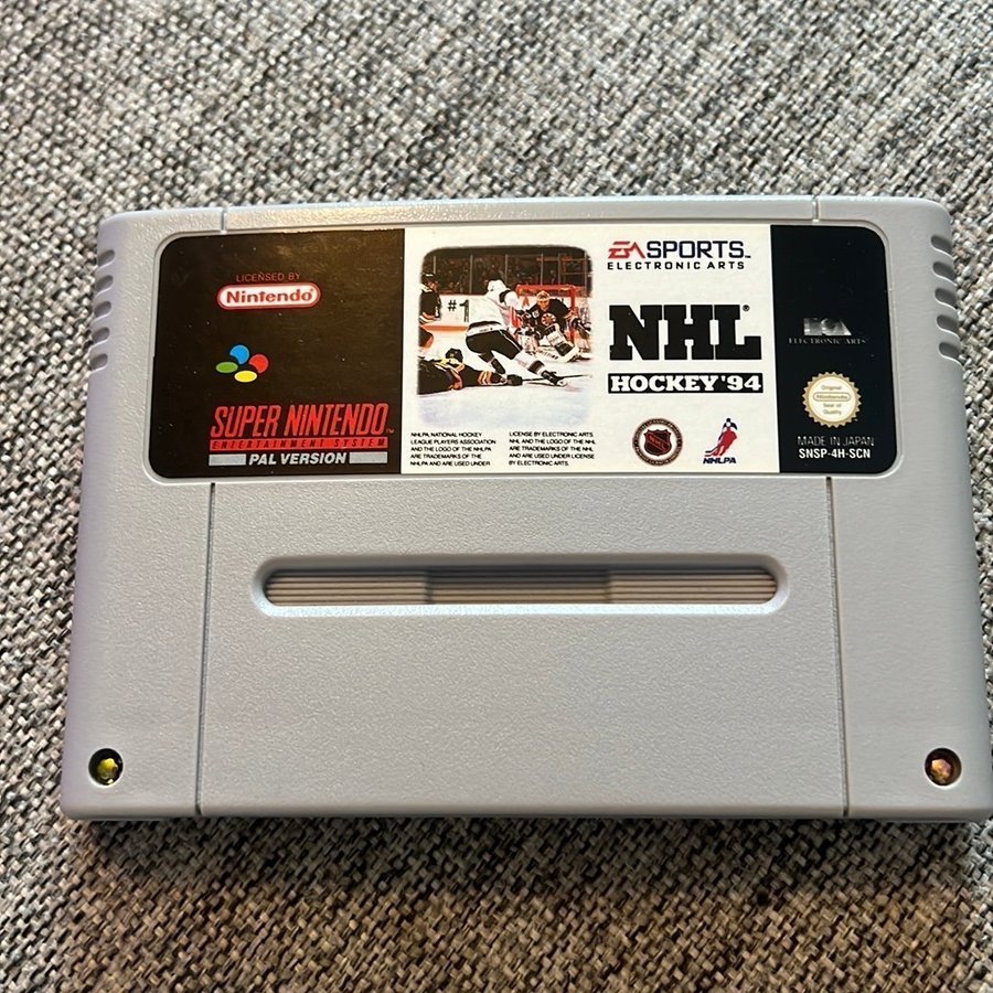 NHL Hockey '94 Super Nintendo SNES Köp på Tradera (698331607)