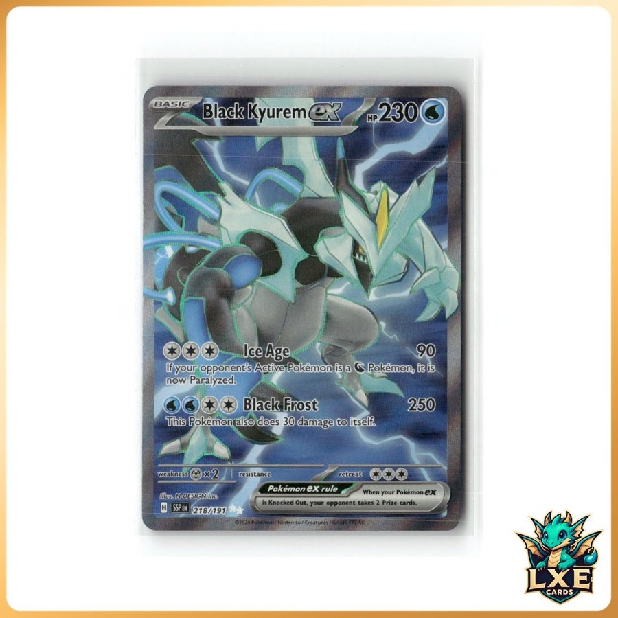 Se produkter som liknar Pokemon - Black Kyurem Ex 218.. p Tradera  (724483461)