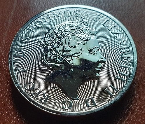 Silvermynt The Queen's Beasts The Black Bull of.. | Köp på Tradera