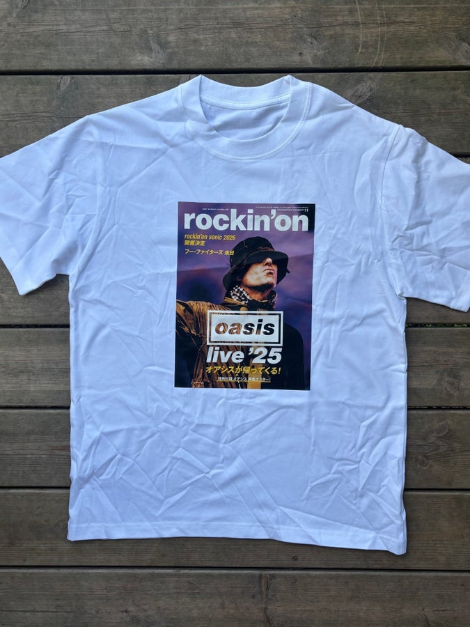 Oasis magazine merch live 25 Liam gallagher Vit.. | Köp på Tradera