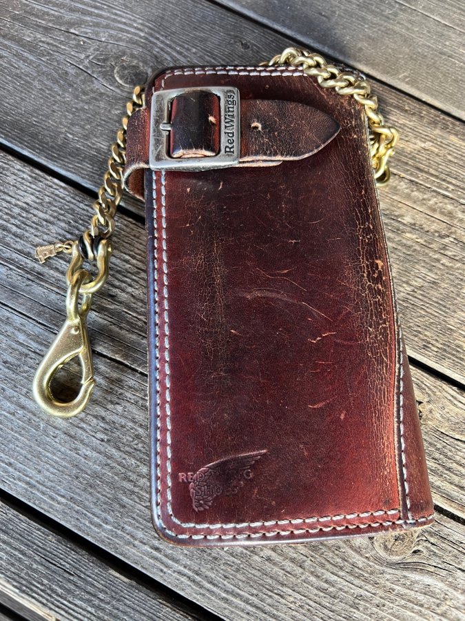 RED WING Leather Long Wallet ウォレットチェーン付き RED WING Leather Long Wallet ウォレットチェーン付き - メルカリ