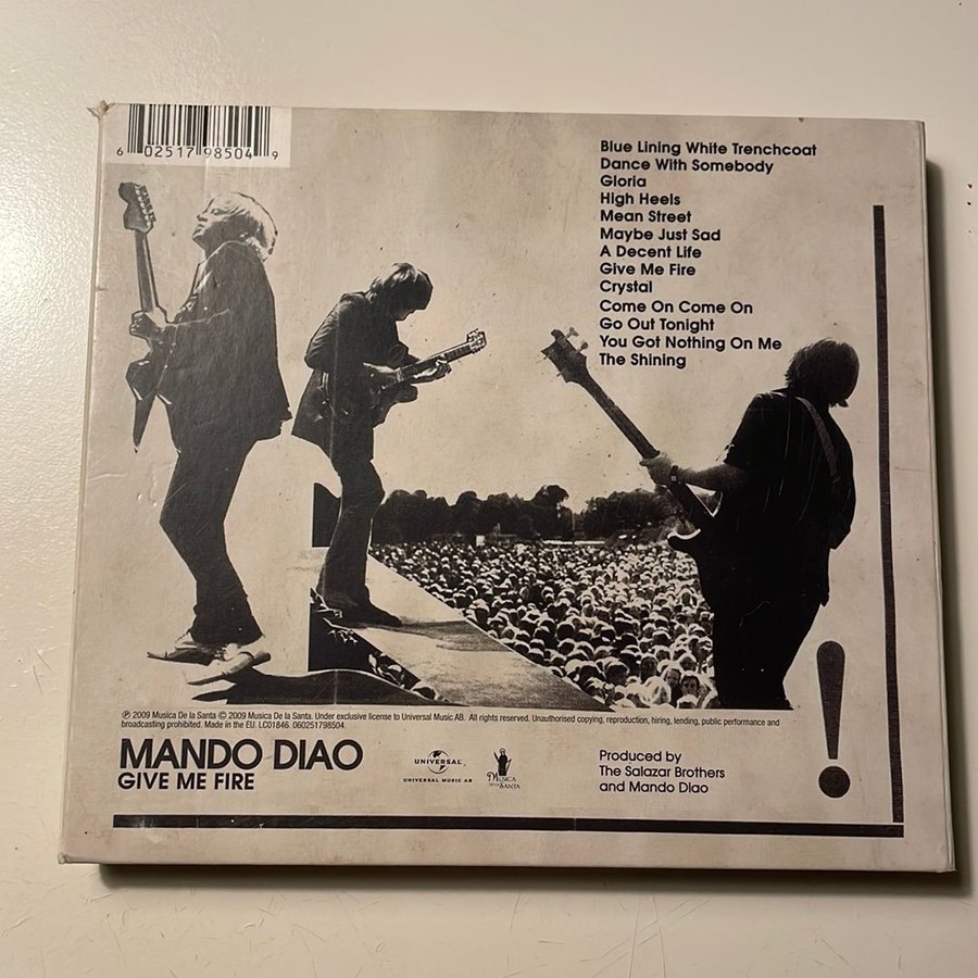 Mando Diao - Give Me Fire! (CD + DVD) | Köp på Tradera (729175166)