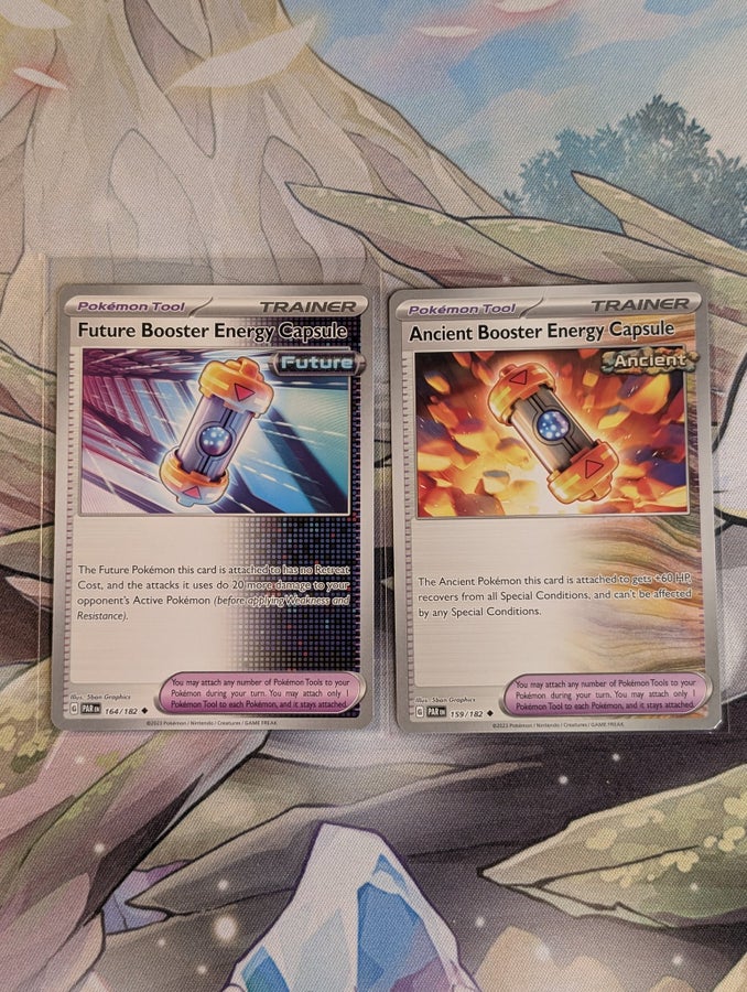 ancient booster energy capsule pokemon card Quad Thorns withancient capsule? : r/PTCGL You may attach any number of Pokmon Tools to your Pokmon during your turn Ancient Booster Energy Capsule #159