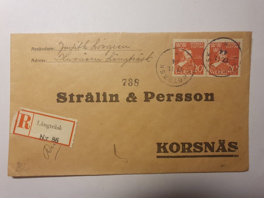 Se produkter som liknar Rekommenderat brev från Långt.. på Tradera