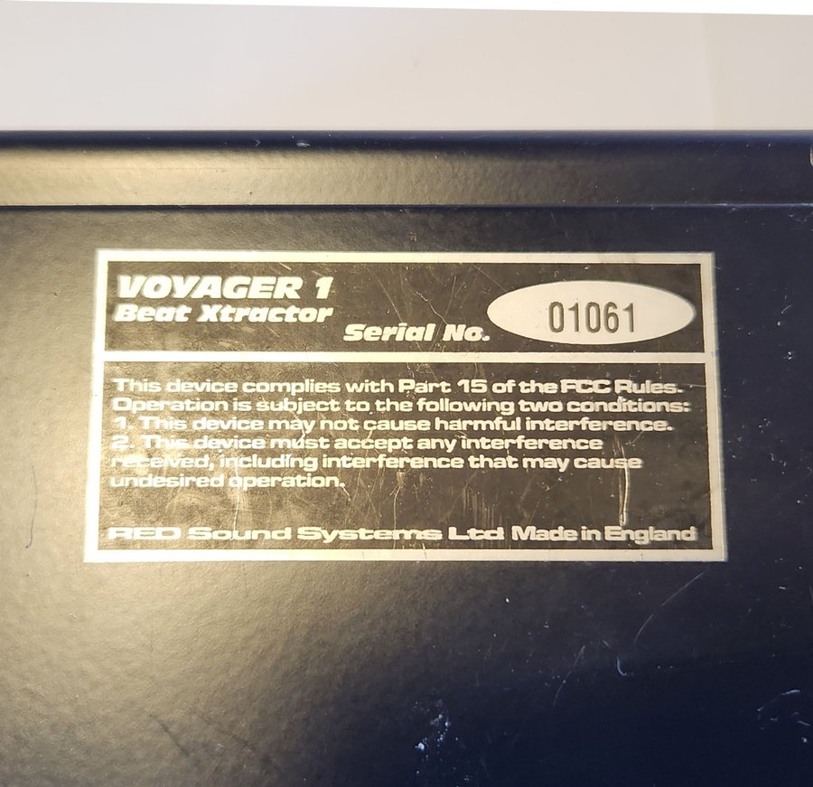 Se produkter som liknar RED Voyager 1 Beat Xtractor på Tradera
