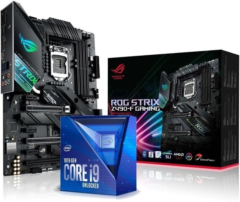 CPU Intel i9 10900k asus Z490-F DDR4-3200 ROG STRIX Z490-F GAMING | Motherboards | ROG Global