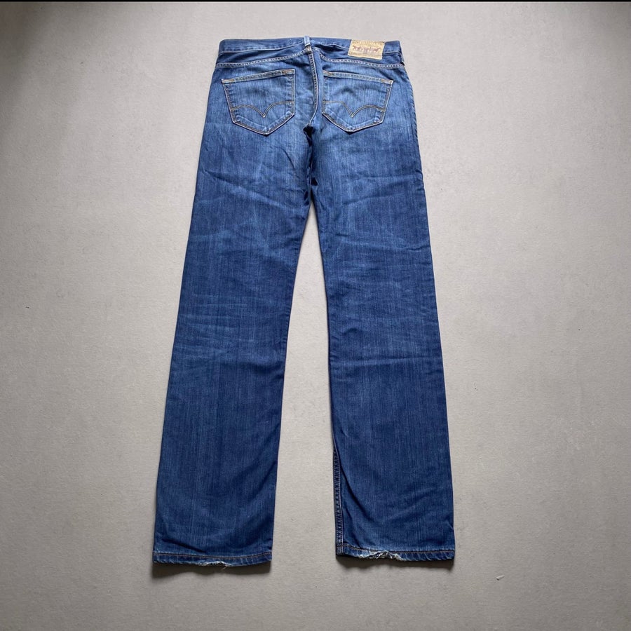 Levis 504 straight jeans 00s edition faded deni.. | Köp på Tradera