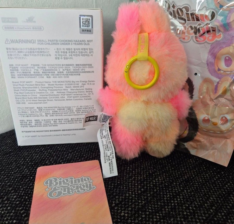 ストラップ POPMARTTHEMONSTERS BigintoEnergy Loyalty Pop Mart Labubu The Monsters Big into Energy Series Loyalty