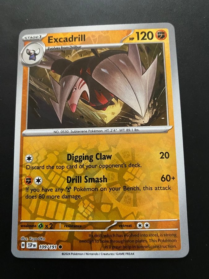 excadrill pokemon card value Excadrill - 086/162 - Temporal Forces main image 0