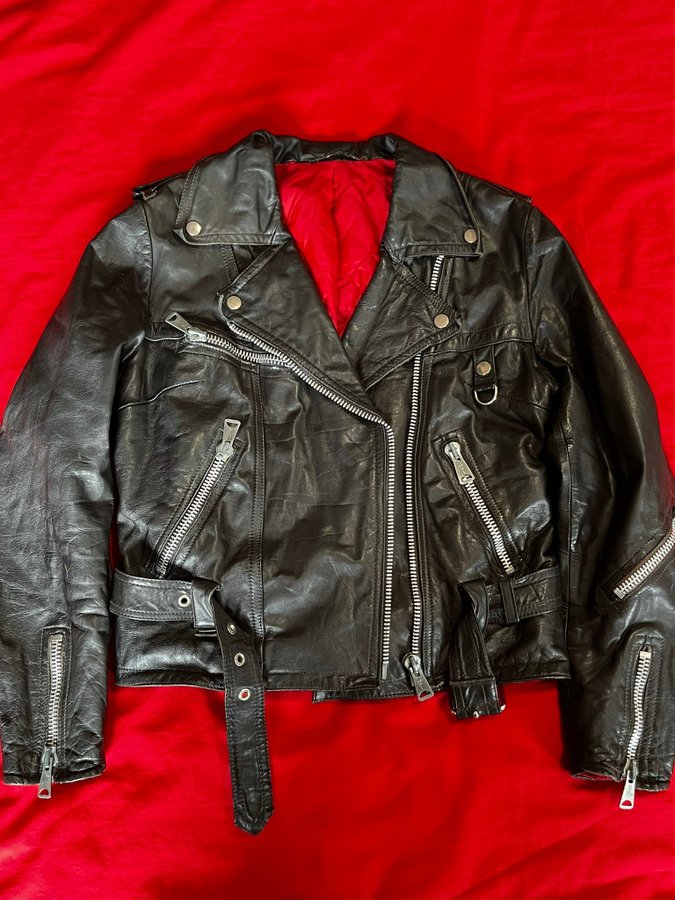 Se produkter som liknar Jofama Leather Jacket / Biker.. på Tradera