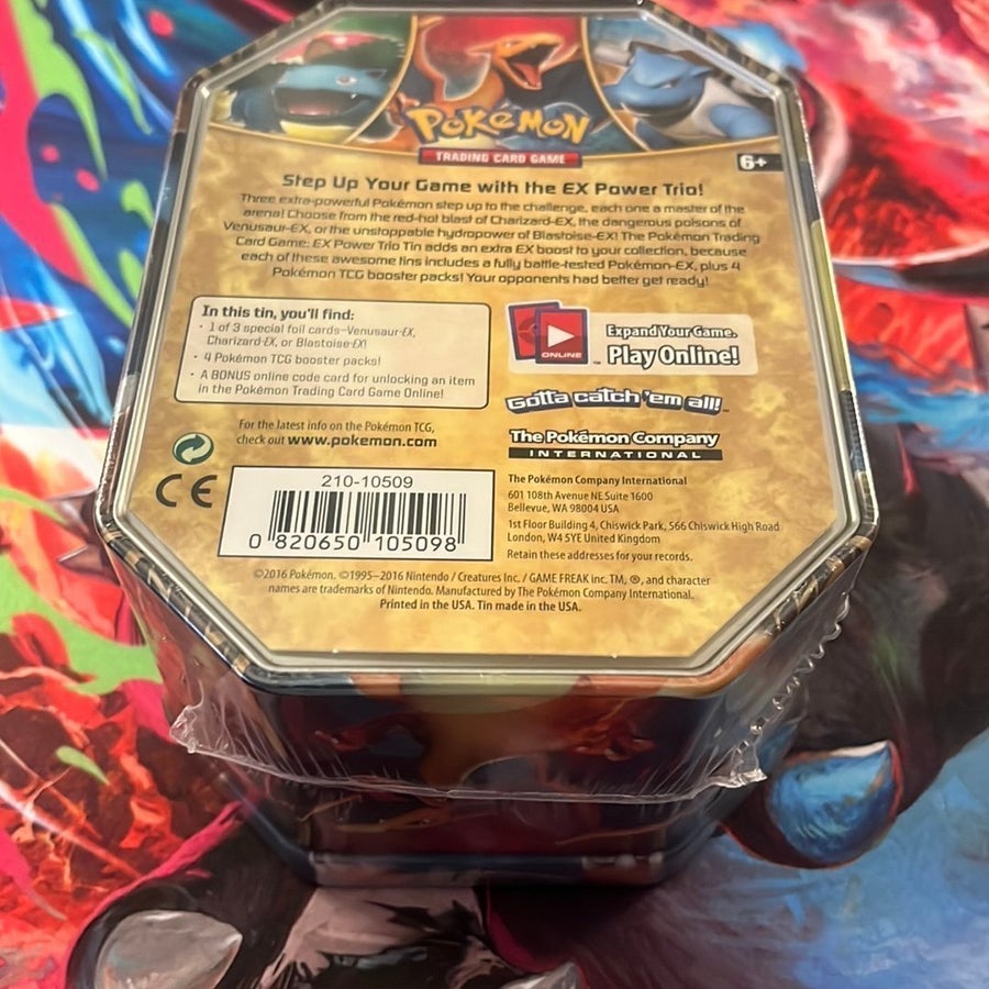 pokemon trading card game ex power trio tin Amazon.com: Blastoise Trios : Toys & Games Perfect for both newcomers and seasoned collectors EX Power Trio Tins: Charizard