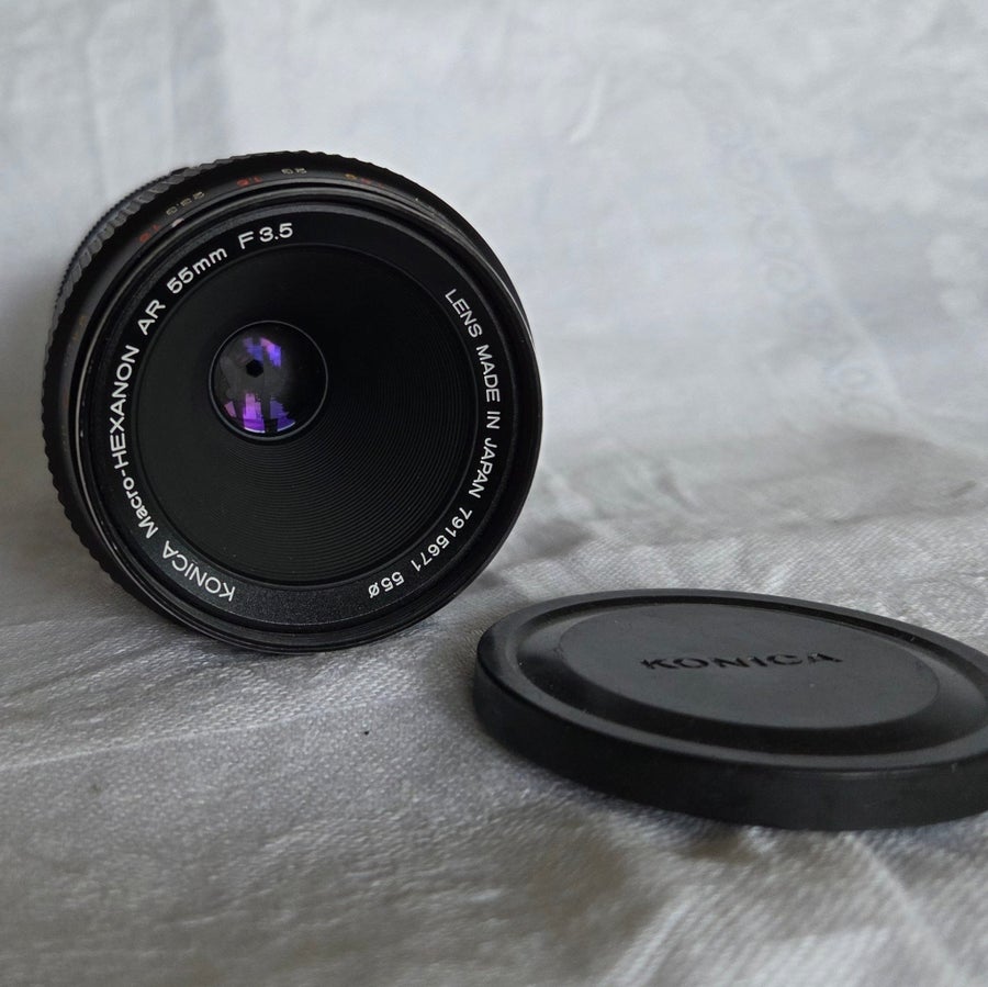 Konica Hexanon AR 55mm F3.5 Macro-Hexanon | Köp på Tradera (747794190)