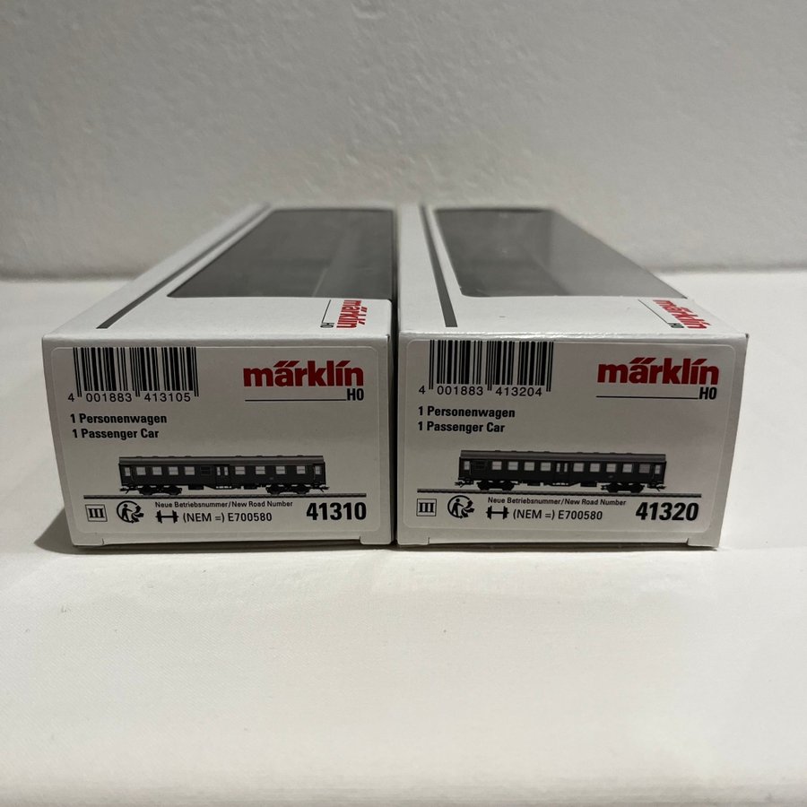 Märklin H0 | Vagnar | Art.nr: 41310 och 41320 | Köp på Tradera