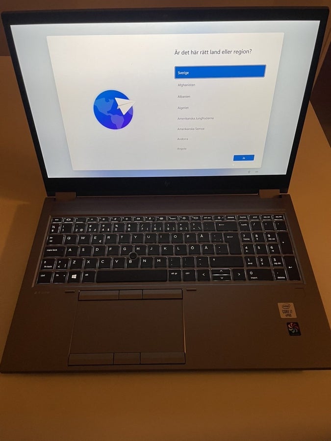 HP ZBook i7-10850H 32GB RAM NVIDIA Quadro T2000 | Köp på Tradera