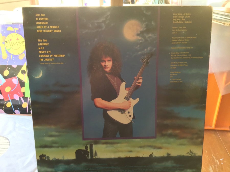 Vinnie Moore - Mind's Eye Vinyl usa press 1986 | Köp på Tradera