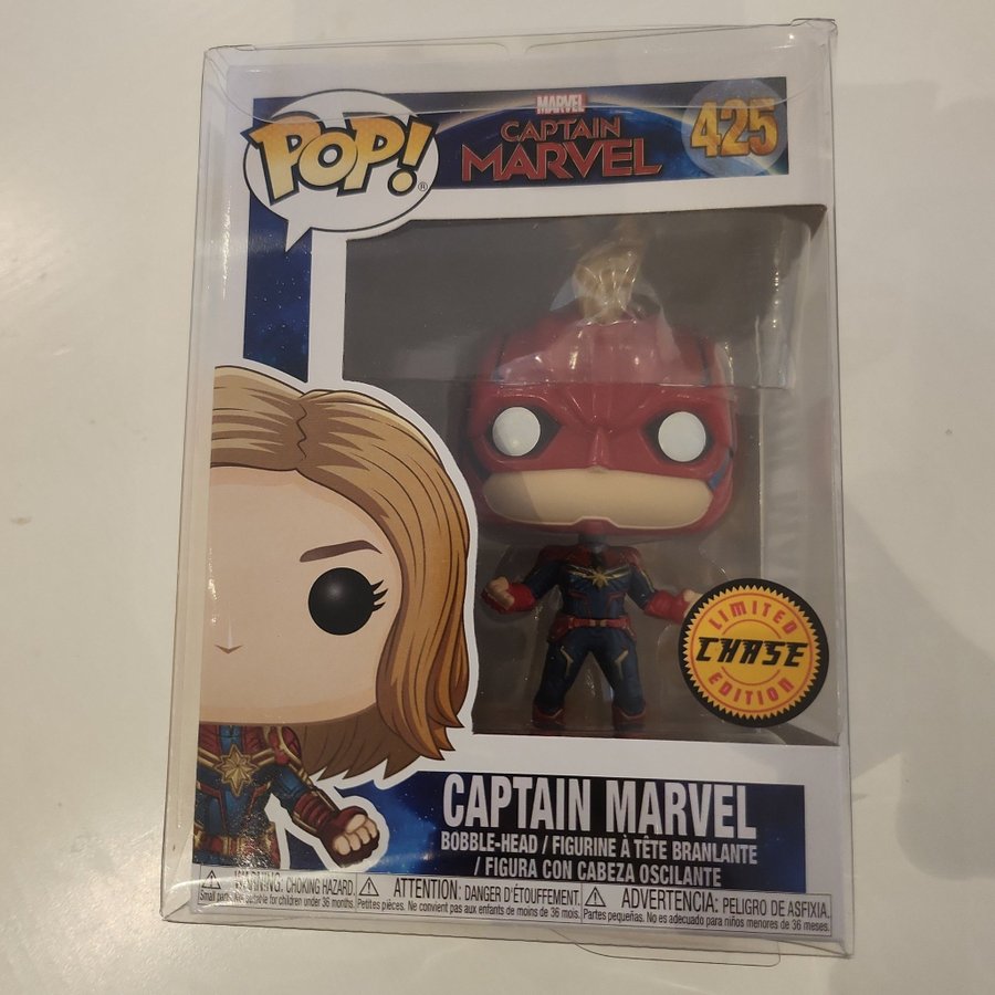 Funko Pop Captain Marvel 425 Chase - Édition Limitée - Neuf En Boîte