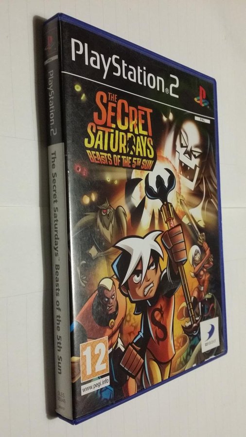 Jogo The Secret Saturdays Beasts Of The 5th Sun P/ Ps2 A6620