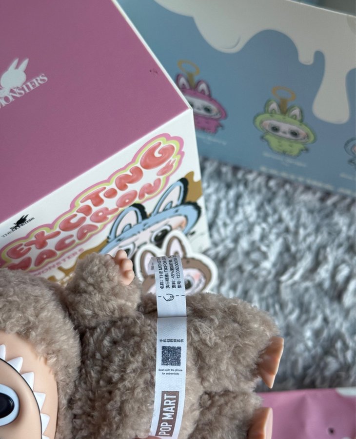 ぬいぐるみ THE MONSTERS Exciting Macaron Toffee THE MONSTERS EXCITING MACARON SERIES PLUSH PLUSH DOLLS - TOFFEE