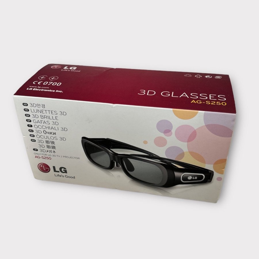 Ag s250 3d glasses deals