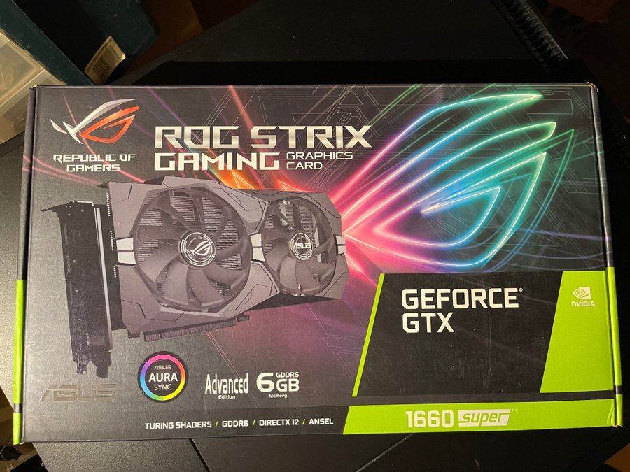 Asus Rog Strix Gaming Nvidia Geforce Gtx 1660 S Kop Pa Tradera