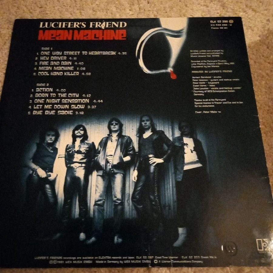 Lucifer's Friend - Mean Machine - Vinyl LP | Köp på Tradera