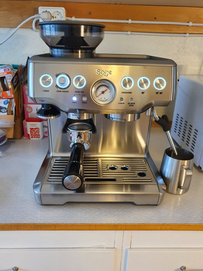 Sage BES875 The Barista Express Espressomaskin Köp på Tradera (538445265)