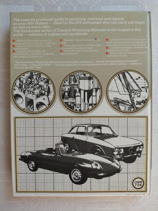 Alfa Romeo Owners Workshop Manual 1962-78 | Köp på Tradera (747026083)
