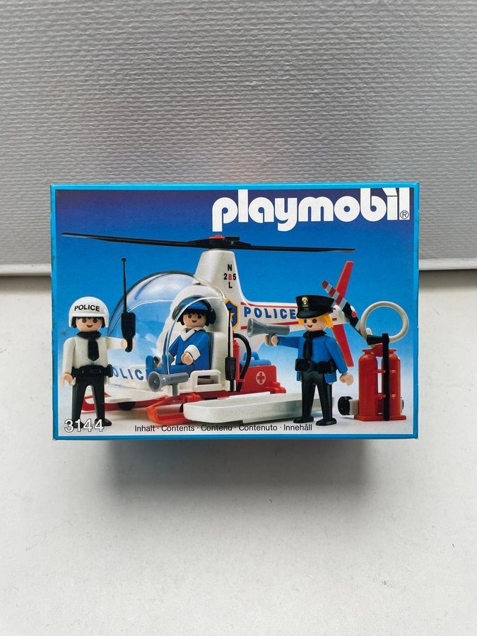 Playmobil City Action Hélicoptère de police et parachutiste