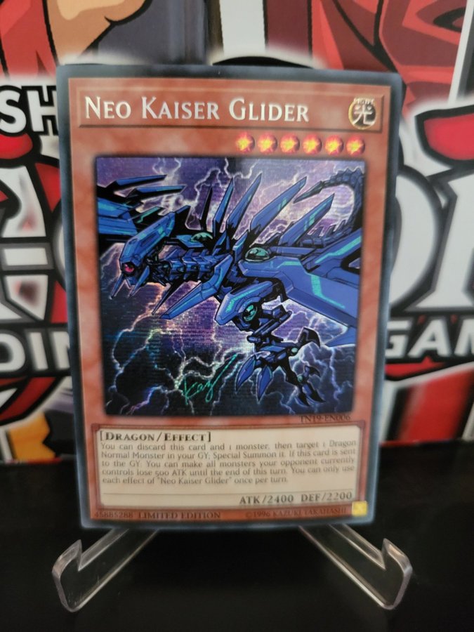 YuGiOh Neo Kaiser Glider Prismatic Secret Rare Köp på Tradera