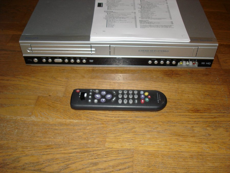Philips Vhs Dvd Dvp3350v Sp Lp 6 Head Hi Fistereo