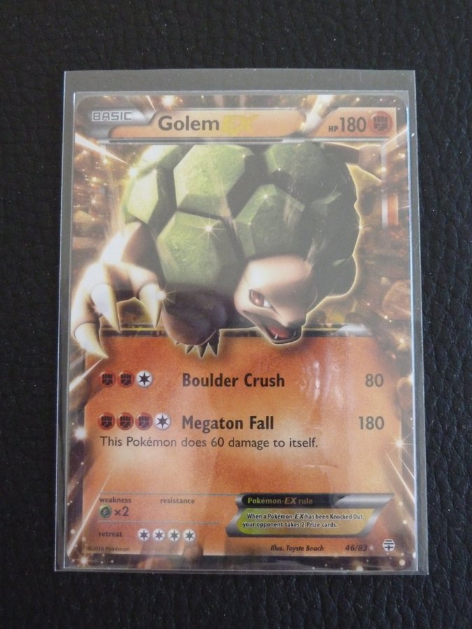 golem ex pokemon card value PSA 10 Galarian Rapidash V s6h 075/070 SR main image 0