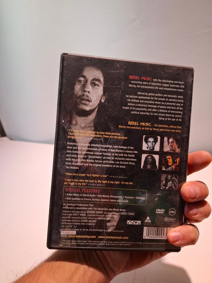 Rebel Music: The Bob Marley Story DVD | Köp på Tradera