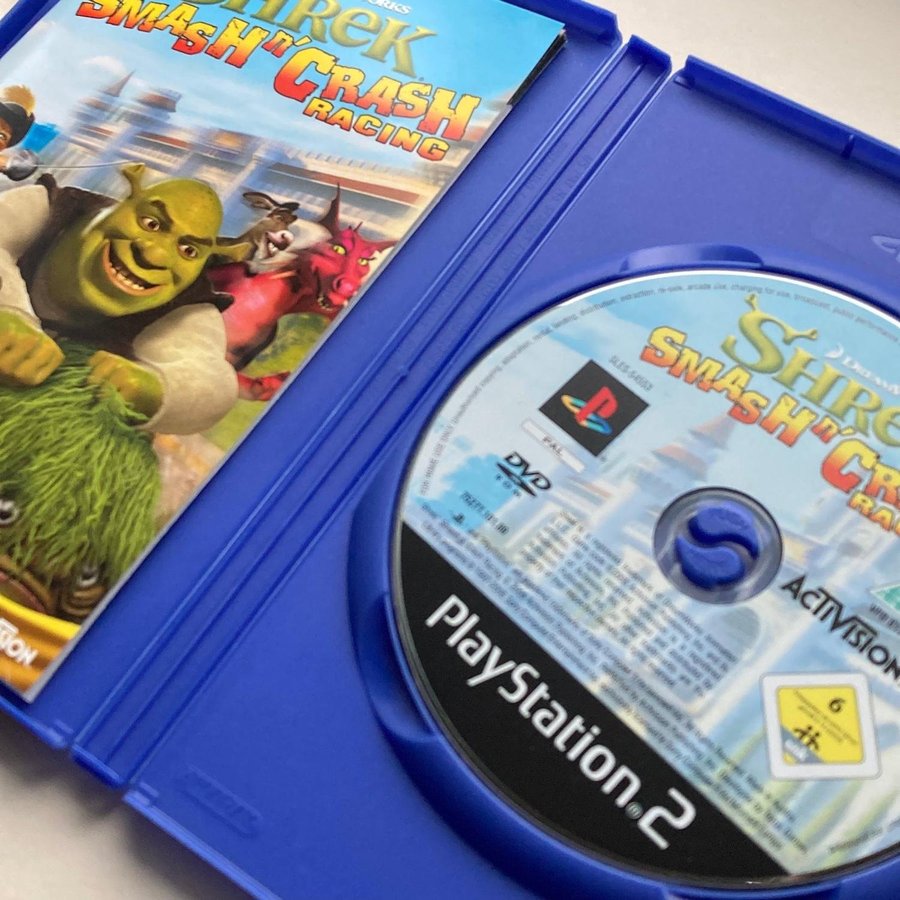 Shrek Smash n' Crash Racing Playstation 2 PS2 Used