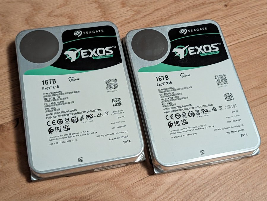 Seagate Exos 16TB HDD 2台セット Exos X Series Hard Drives | Seagate US | Seagate US