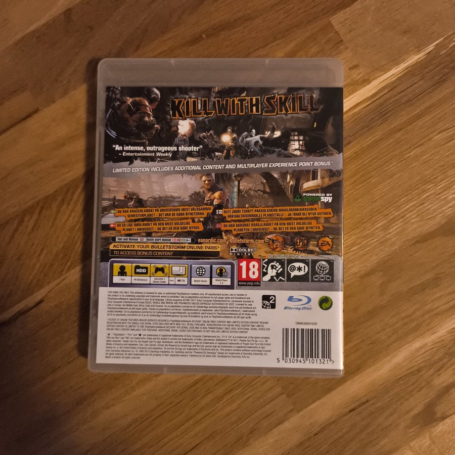 Bulletstorm Limited Edition - PS3 | Köp på (723797443
