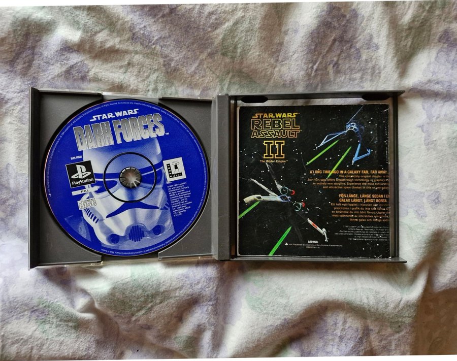 STAR WARS DARK FORCES Sur PS1 – Version Française Complète – Bon état !