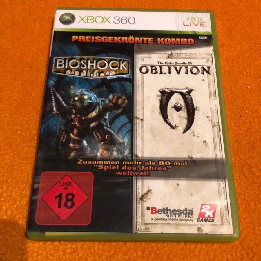 Bioshock 2 - Xbox 360 - Bon état - Complet - Pal - FR