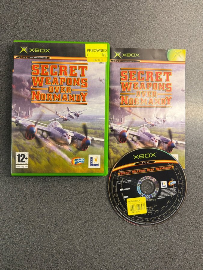 Secret Weapons Over Normandy Sur Xbox (PAL, Complet, Très Bon état)