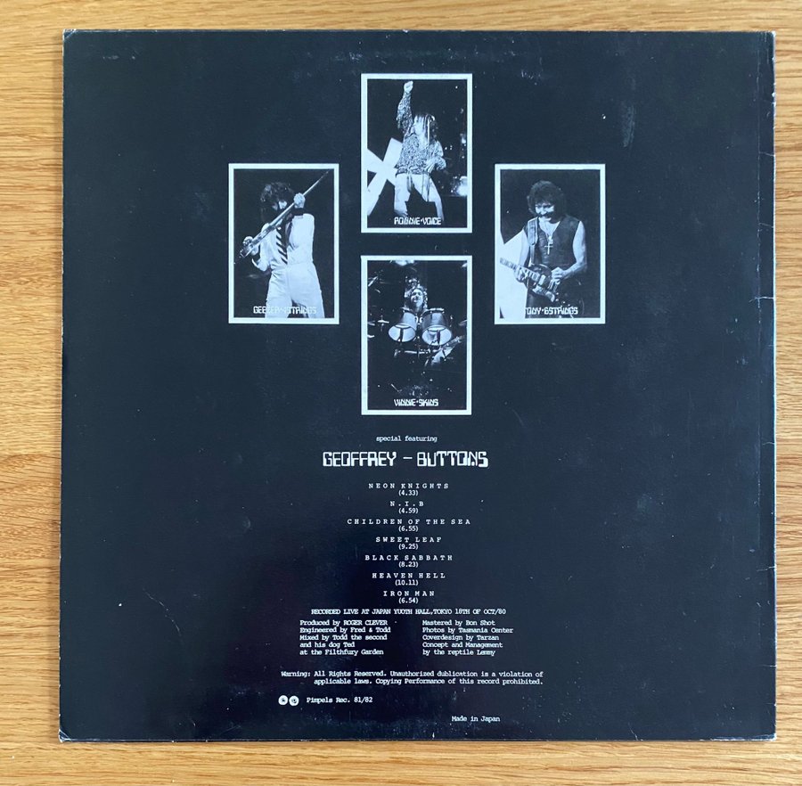 Black Sabbath - Nuclear Poisoner - Röd Vinyl | Köp på