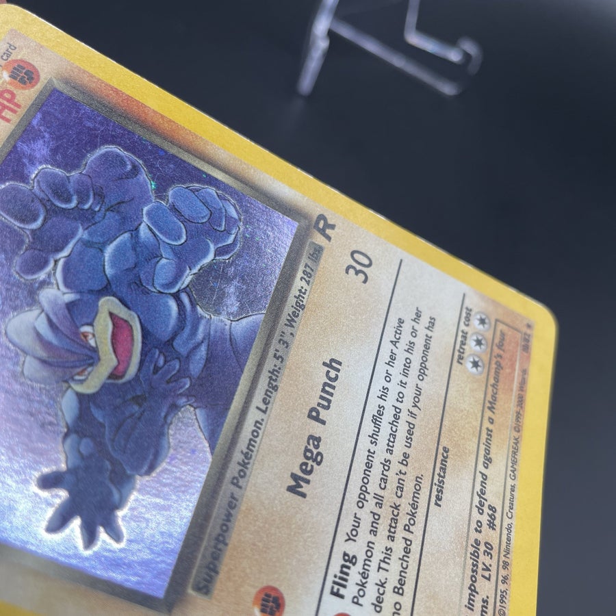 Pokemon TCG: Dark Machamp Holo Card #10 - Team Rocket Set (1st Edition) - View #9