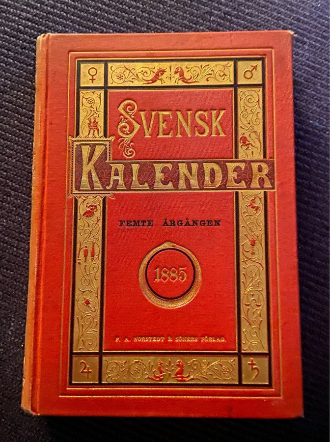 Se produkter som liknar En vacker kalender från 1885 på Tradera (620982203)