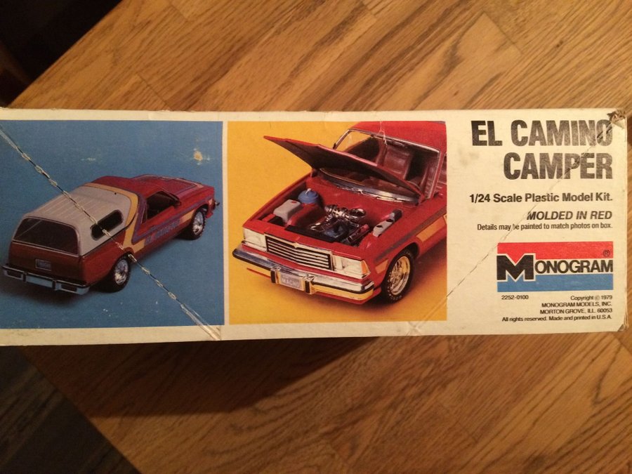 自動車 Monogram 1/24 El Camino Camper 1979 El Camino Camper 1/24 – J-BarHobbies