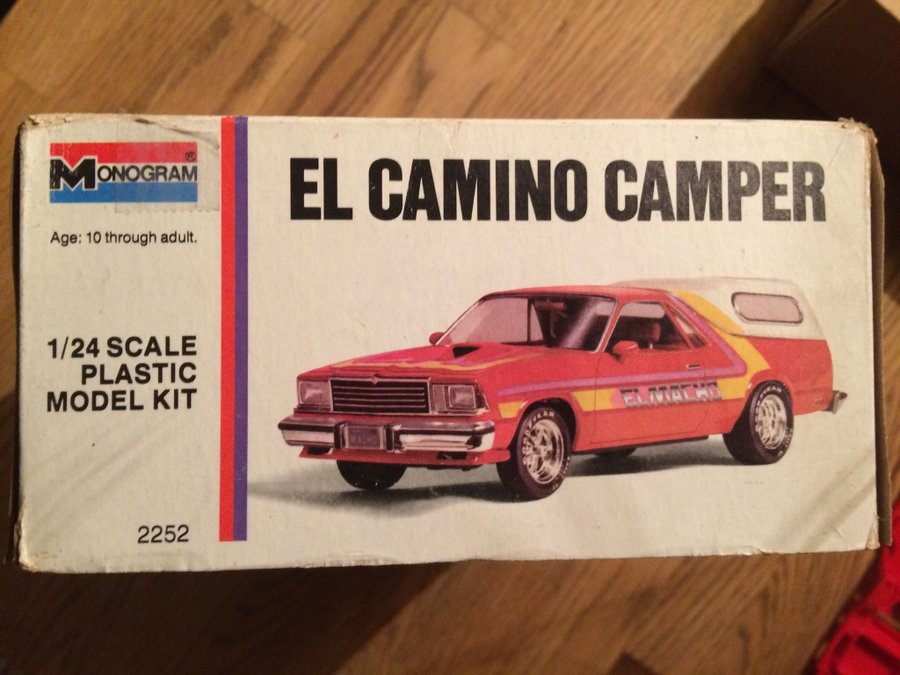 自動車 Monogram 1/24 El Camino Camper Monogram 1/24 1978 El Camino Camper (OOB) | The Sprue Lagoon
