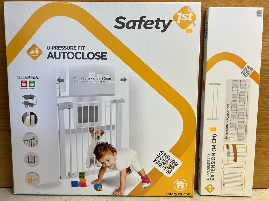 Safety 1st U-Pressure Fit Autoclose Köp på Tradera